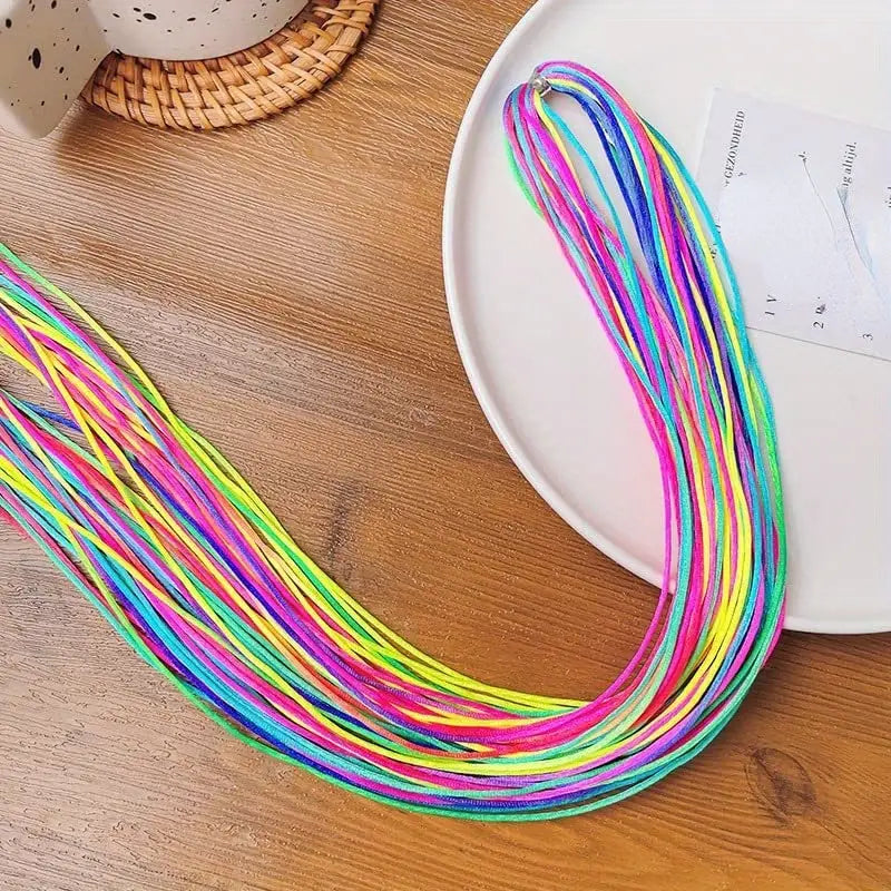 Colorful Hair Wrap String Braiding Hair Ties