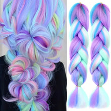 Load image into Gallery viewer, Pastel Princess Ombre Jumbo Hair
