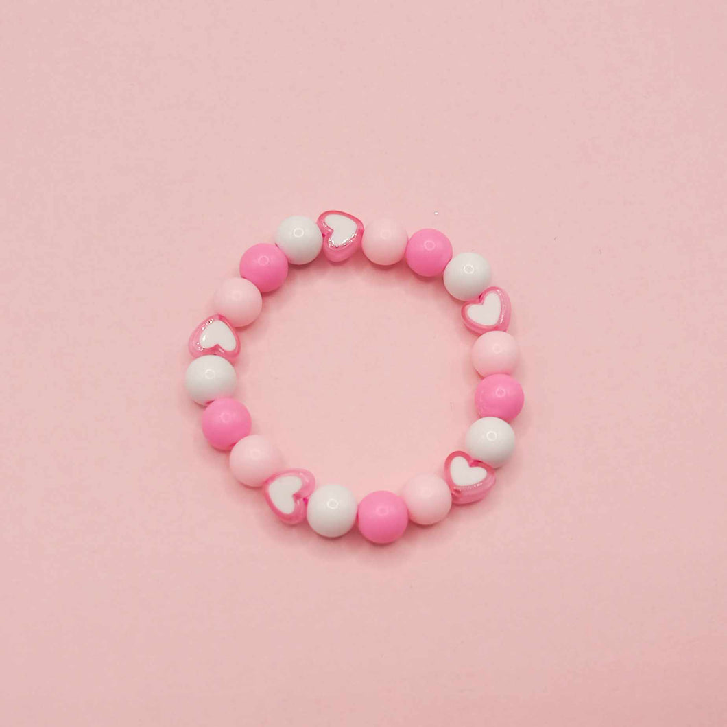 Pink Hearts Bracelet