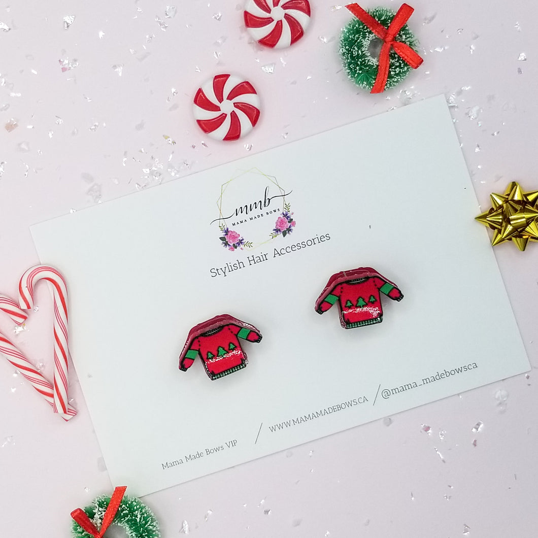 Festive Christmas Mini Claw Clips