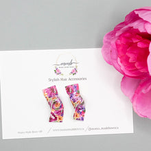 Load image into Gallery viewer, Rich Pink Floral Mini Knots
