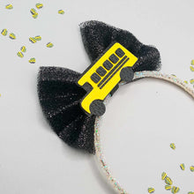Load image into Gallery viewer, School Bus Tulle Headband
