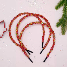 Load image into Gallery viewer, Red Glitter Headband
