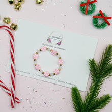 Load image into Gallery viewer, Pink Peppermint Charm Bracelet
