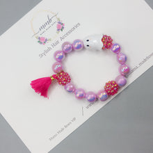 Load image into Gallery viewer, Pink Ghost Charm Bracelet
