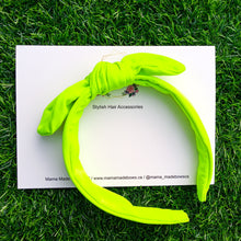 Load image into Gallery viewer, Neon Green Swim Headband
