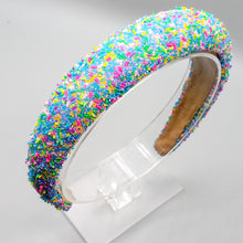 Load image into Gallery viewer, Blue Sprinkle Headband ** Must Go Tracked**
