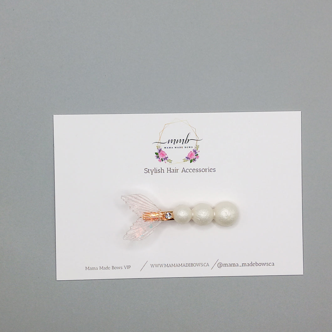 Pink Pearl Mermaid Clip