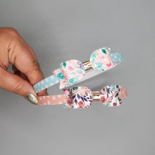 Load image into Gallery viewer, Blue Floral Collyns Headband
