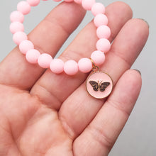 Load image into Gallery viewer, Pink Butterfly Charm Bracelets
