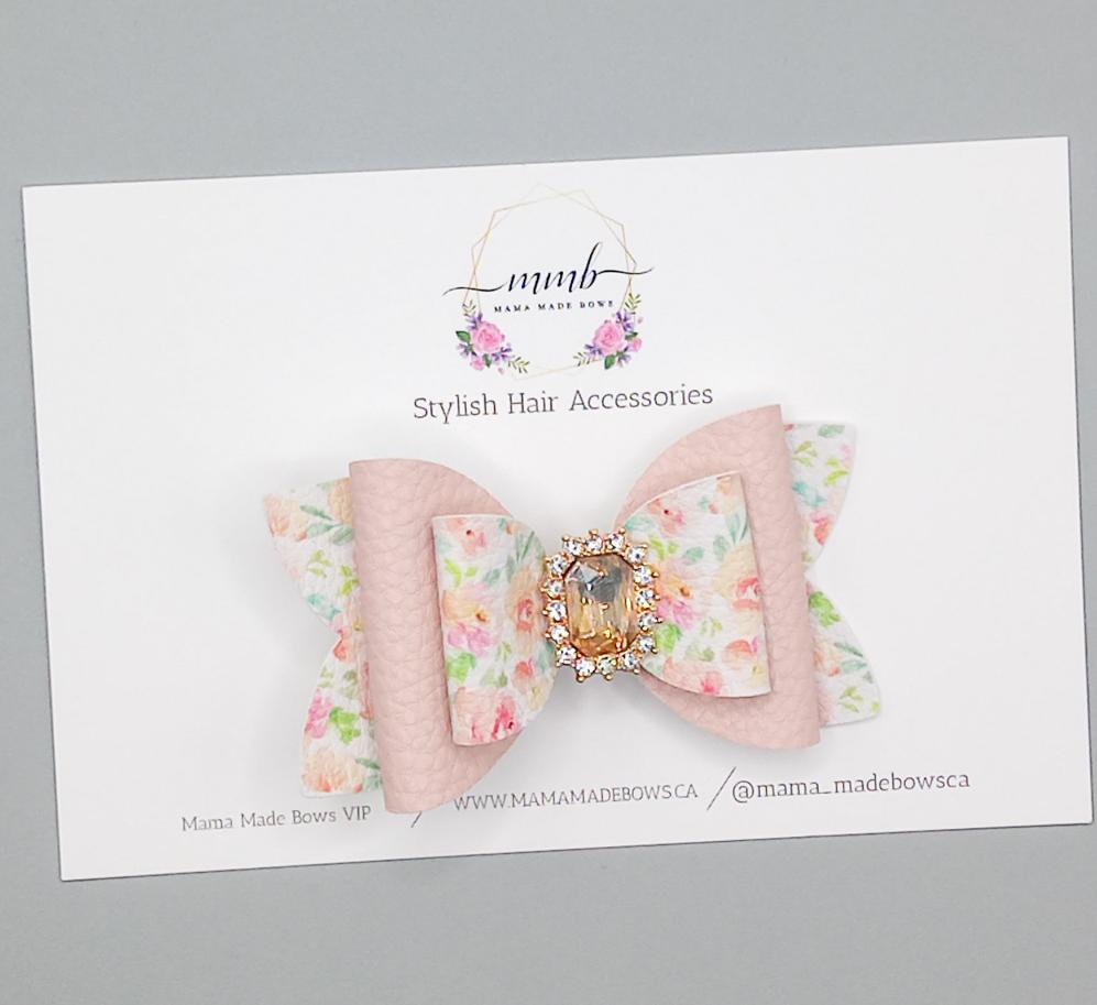 Floral Jewel Bow