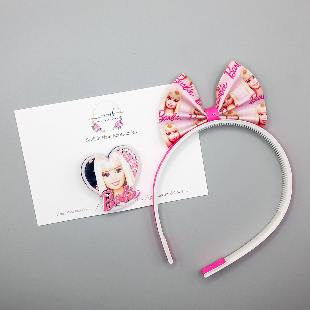 C'mon Barbie Headband & Clip Set