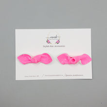 Load image into Gallery viewer, Hot Pink Knotted Bow Pigtails
