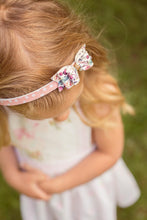 Load image into Gallery viewer, Peach Floral Collyns Headband
