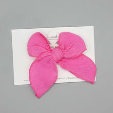 Load image into Gallery viewer, Pink School Girl Bow
