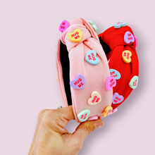 Load image into Gallery viewer, Conversation Heart Headband *Must Go Tracked*
