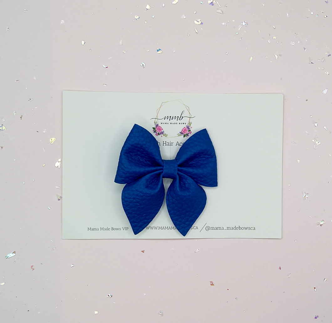 Royal Blue mini Sailor Bow