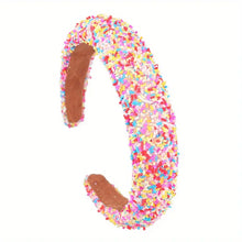 Load image into Gallery viewer, Multicoloured Sprinkle Headband ** Must Go Tracked**
