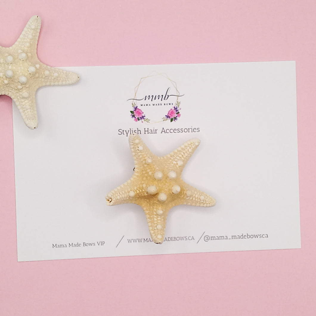 Starfish Shell Clip