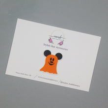 Load image into Gallery viewer, Orange Mouse Ghost Resin Clip
