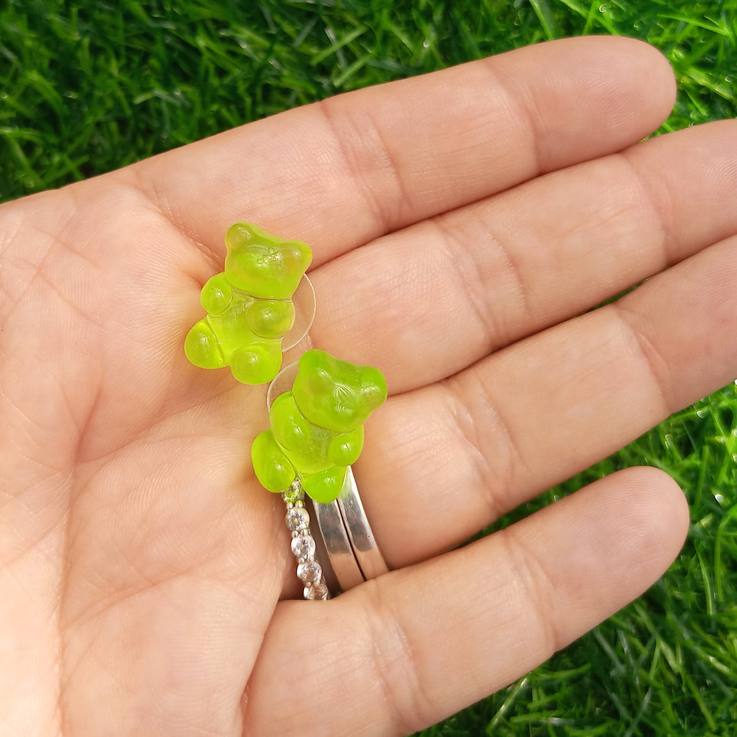 Gummy Bears Croc Charms (2pk) Glow in the Dark