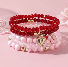 Load image into Gallery viewer, Love Charm bracelet set
