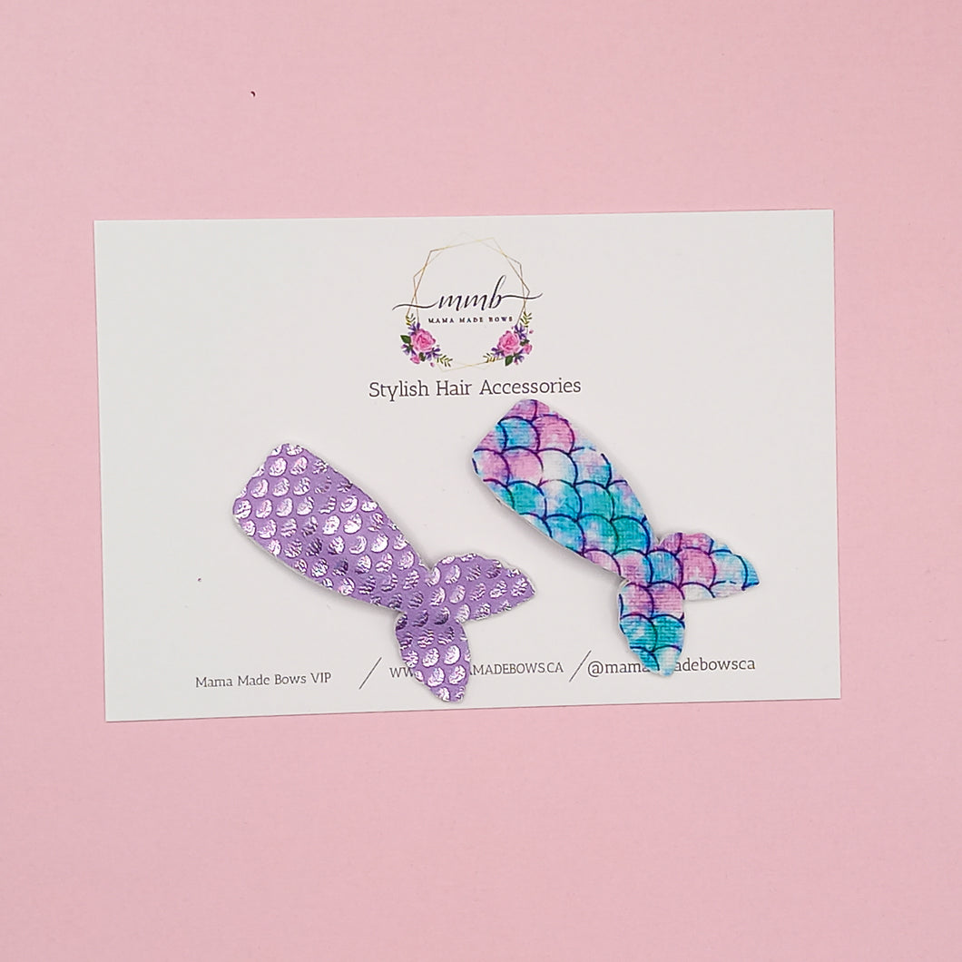 Mermaid Tail Snap Clip Set