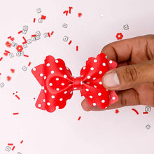 Load image into Gallery viewer, Red Polkadot Kenna Bow

