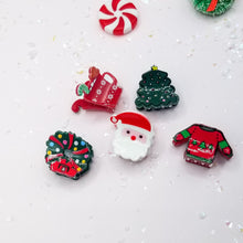 Load image into Gallery viewer, Festive Christmas Mini Claw Clips
