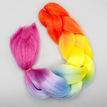 Load image into Gallery viewer, Rainbow Unicorn Ombre Hair

