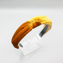 Load image into Gallery viewer, Velvet Twist Headband Mustard (Must go tracked)
