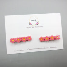 Load image into Gallery viewer, Floral Clips (2pk)
