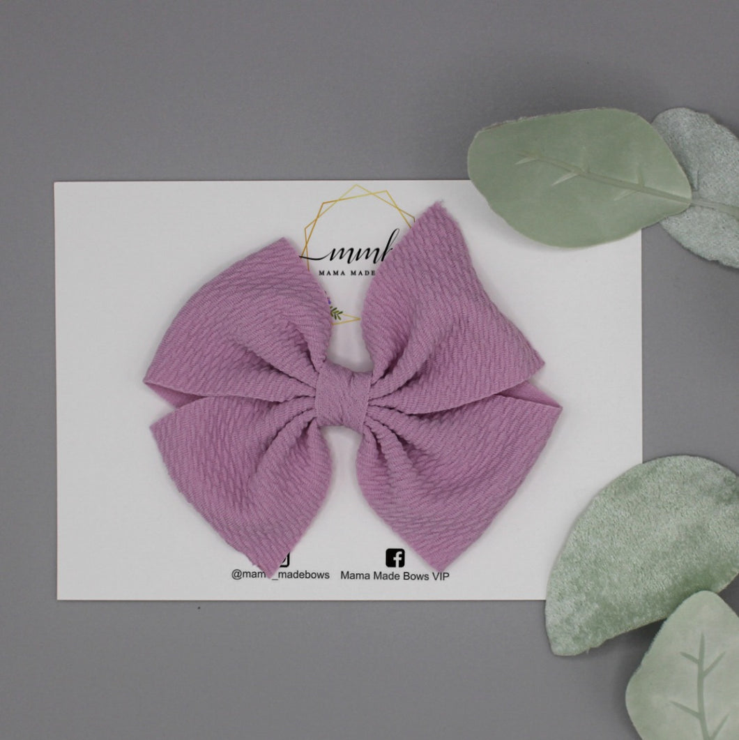 Lilac Pinwheel Bow