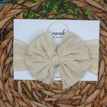 Load image into Gallery viewer, Chiffon Bow Headwrap
