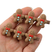 Load image into Gallery viewer, Gingerbread Clips (2pk)
