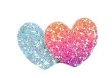 Load image into Gallery viewer, Chunky Glitter Heart Hair Clip
