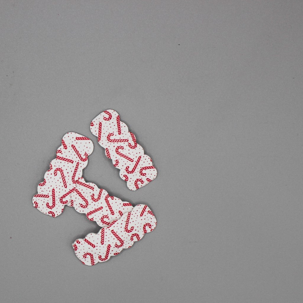 Candy Cane Snap Clips (2pk)