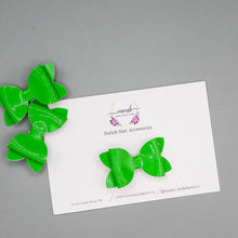 Load image into Gallery viewer, Vibrant Green Mini Bow
